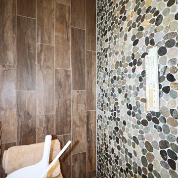 Coastal Master Bath w/ Sauna