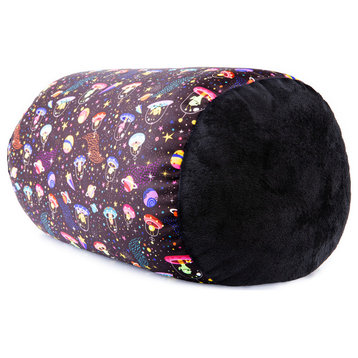 Mooshi Squish Mini Microbead Jelly Bean Bed Pillow Throw Pillow, Space
