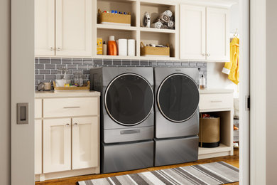 Inspiration for a laundry room remodel in Toronto