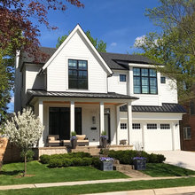 white home exteriors