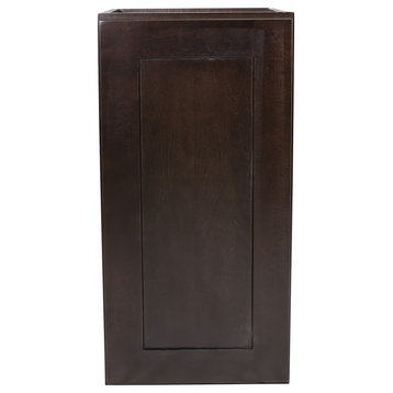 Design House 620310 Brookings 30" x 15" Single Door Wall Cabinet - Espresso