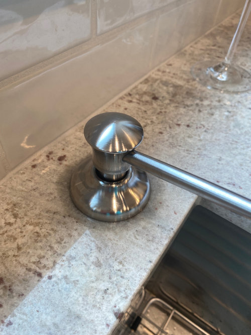granite counter soap dispenser