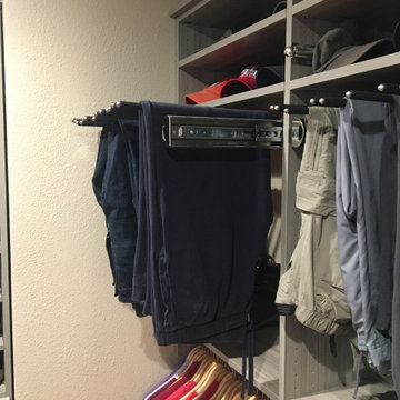 Master Closet - Raised Panel Campania - Rice Military, Houston, TX