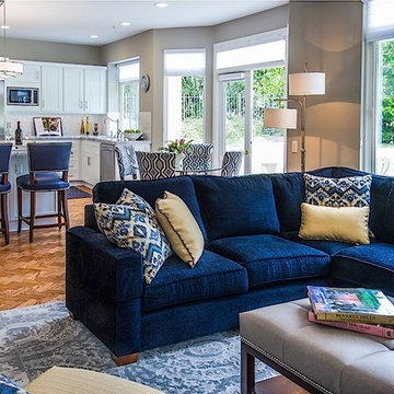 Transitional Family Room