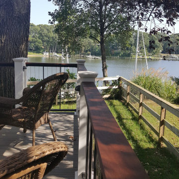 Custom deck railing
