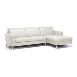 Leather Sectional Sofa-Milk - Products