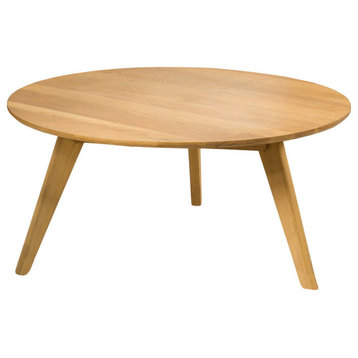 GDF Studio Mimaya Natural Stained Wood Coffee Table