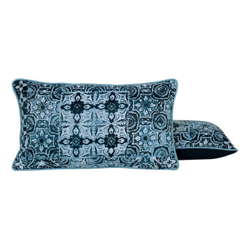 DECORATIVE PILLOW MODESTE IN COLOR BLUE CIEL