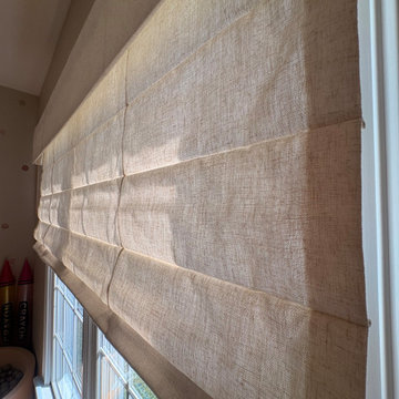 Luxury Children's Playroom with Custom Cordless Roman Shades | Mooresville NC