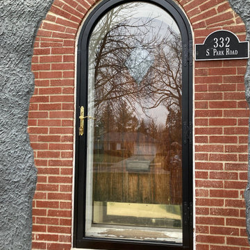 Round Top Storm Door / After