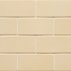 6th Avenue Field Tile 3" x 6" in Biscuit Gloss - Wall And Floor Tile