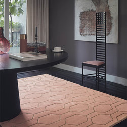 Arris Rugs in Pink and Gold by Wedgwood - Floor Rugs