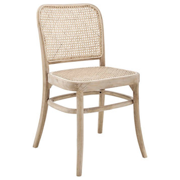 Winona Wood Dining Side Chair, Gray