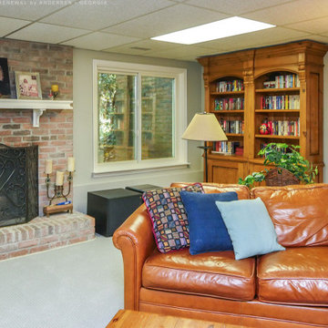 New Sliding Window in Cozy Family Room - Renewal by Andersen Georgia