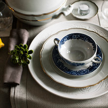 porcelain, silver, table setting etc
