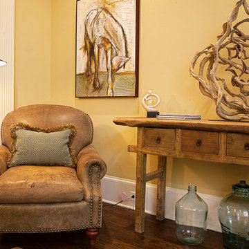 Classic Family Room with Equestrian Accents