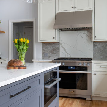 Peppercorn & Dove Two-toned kitchen - Rivervale, NJ