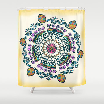 Mandala Boho Shower Curtain
