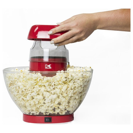 Kalorik PCM 43848 R Volcano Popcorn Maker, Red, 2.8 Oz