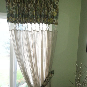 Custom-made drapery panels