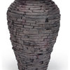 Small Stacked Slate Urn Water Feature