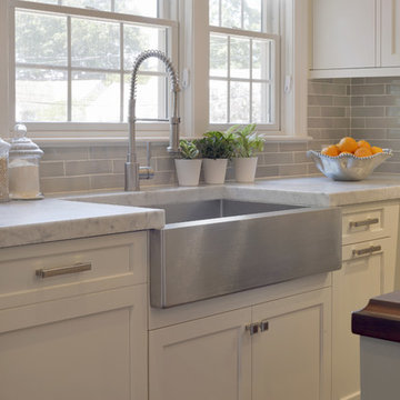 Classic White Kitchen in Southern Westchester