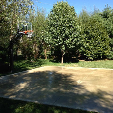 Keith E's Pro Dunk Gold Basketball System on a 30x25 in Kansas City, MO