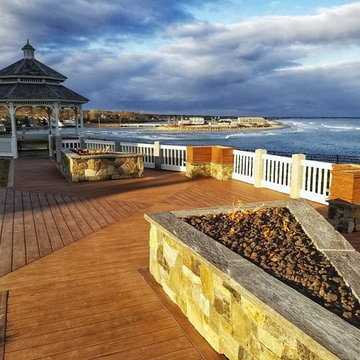Custom Tranquil Fire-pit for the Anchorage By The Sea