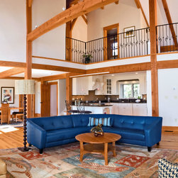 Our Panel Fish Rug in a Living Room - Area Rugs