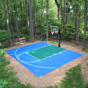 Backyard Basketball Court