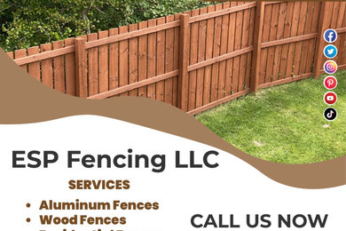 ESP Fencing LLC work to satisfy each one of their needs and expectations.