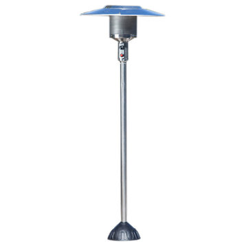 Natural Gas Patio Heater, Stainless Steel