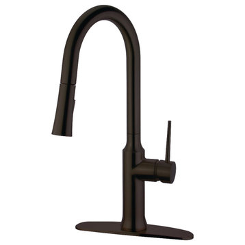 Kingston Brass LS272.NYL New York 1.8 GPM 1 Hole Pull Down - Oil Rubbed Bronze