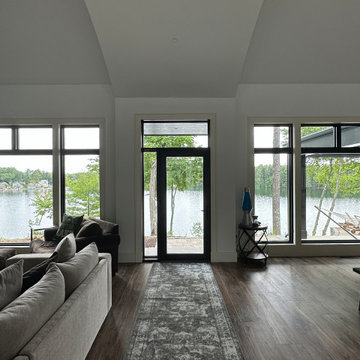 A New Contemporary Scandinavian Lakehouse in Stow, MA
