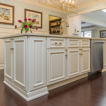 Painted White Kitchen Cabinets