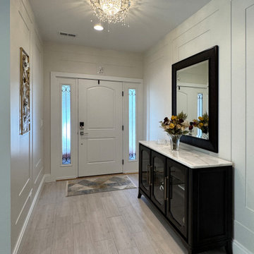 Graceful Living, Together - Entry Foyer, Crystal Flush Mount, Picture Frame Mold