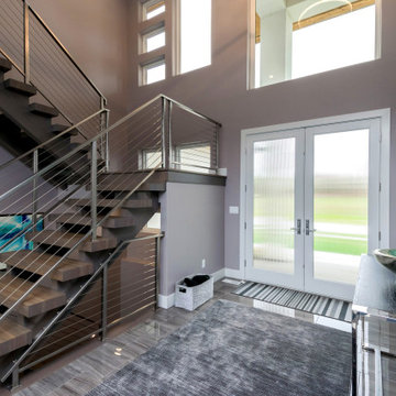 Contemporary Modern 2 Story Plan #57916