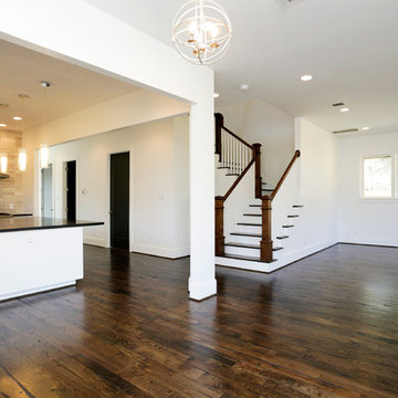 Oak Forest New Custom Home-Cheshire- family room