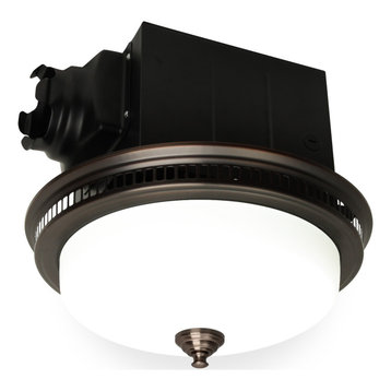 Bathroom Exhaust Fan with Light & Nightlight 110CFM 1.5Sone Oil Rubbed Bronze