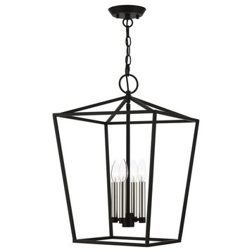 4 Light Chandelier In Transitional Style-22.25 Inches Tall and 14.5 Inches