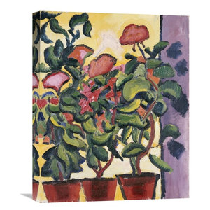 Mother and Child by August Macke Giclee Fine Art Print Reproduction on Canvas