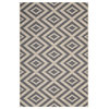 Jagged Geometric Diamond Trellis 8x10 Indoor and Outdoor Area Rug by Modway