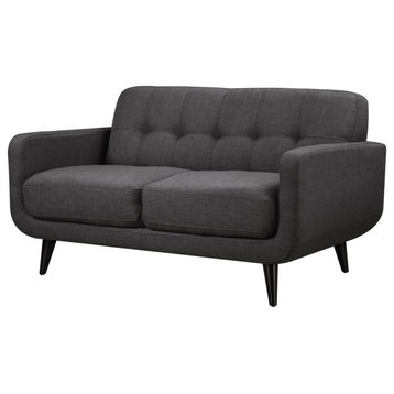 Picket House Furnishings Hailey Loveseat, Charcoal