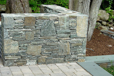 Photo of a stone landscaping in Boston.