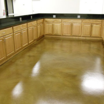 Interior Stained Concrete Floor