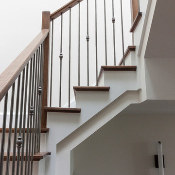 Project #44 | Contemporary Staircase with Skylit Stairwell