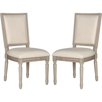 Buchanan Side Chair (Set of 2) - Light Beige, Rustic Grey