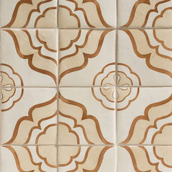 Duquesa Jasmine Decorative Field Tile in Ambra - Tile