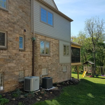 Rear Stone Two Story Addition
