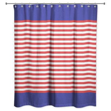 Nautical 71x74 Shower Curtain